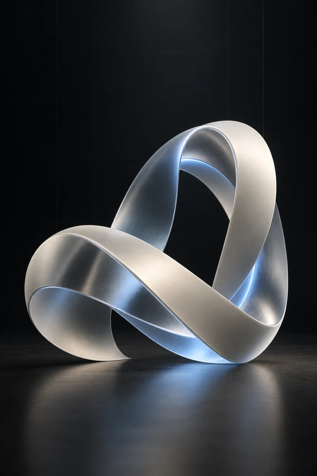 Abstract flowing sculpture